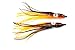 30pcs Soft Plastic Fishing Lure Squid Skirt Lures Octopus Trolling Bait Saltwater Bait Multi Colour 7.5cm/9cm/12cm