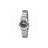 Seiko Women's SYMD95 Seiko 5 Automatic Black Dial Stainless-Steel Bracelet Watch