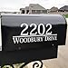 Maribeatty Mailbox Numbers Decal Custom Made Your Name and Address Maibox Vinyl Stickers Decor