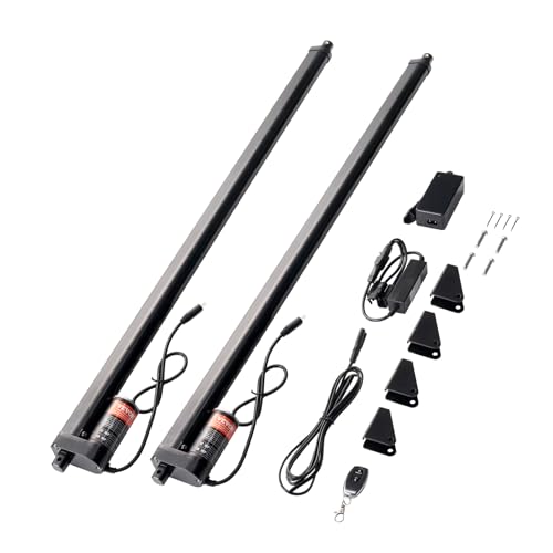 VEVOR 2-teiliges Linearantriebs-Set 760 mm Hochgeschwindigkeits-Linearantrieb mit 9 mm/s 12 V 220 lbs/1000 N Linearantrieb zum Heben von Fernseher/Tis