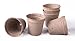 100 New Round Jiffy Peat Pots Size 3x3 ~ Pots are 3 Inch Round at The Top and 3 Inch Deep.