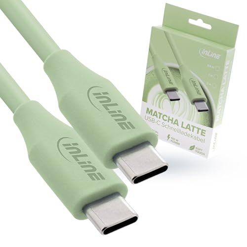 InLine Colour your Charge 35892G Câble USB C 100 W PD Câble... en promo sur Amazon