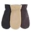 Pratt and Hart Women's Winter Deerskin Leather Mittens with Finger Liners