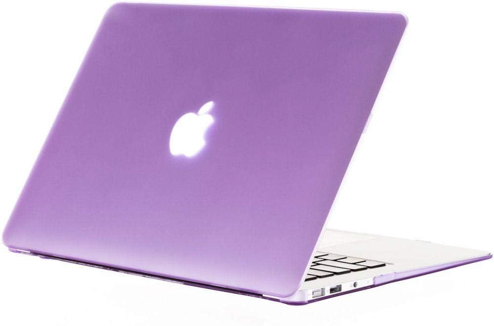 Light Purple Matte Scrub Nonslip Pc Hard Shell Laptop Case Cover For