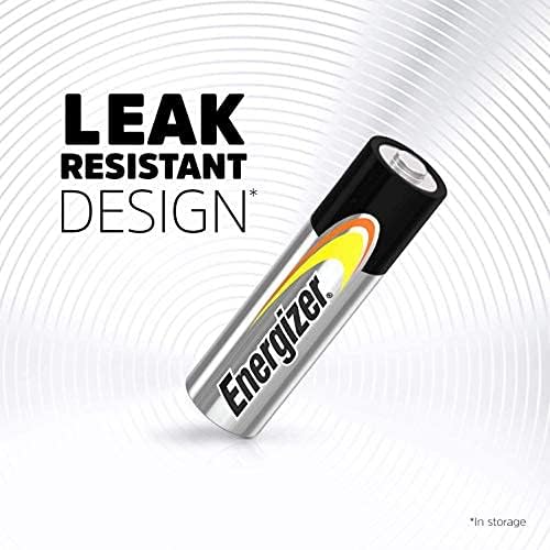nergizer - Alkaline Power, Pack de 24 Pilas AAA 1,5V, Larga duración para Uso Cotidiano, sin sulfataciones y con hasta 10 años de vida útil