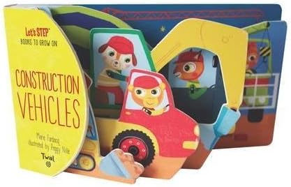 Construction Vehicles (Let's Step) Board book – Illustrated, April 4, 2017