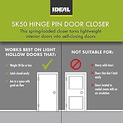 Ideal Security Hinge Pin Automatic Closer for