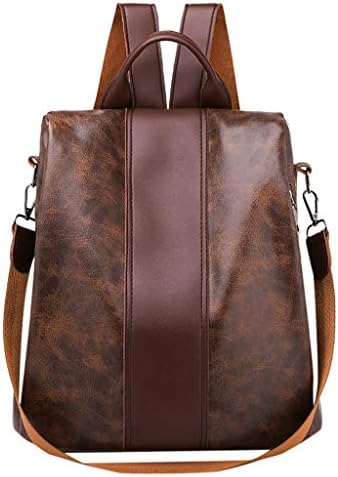 DDKK bags Women Waterproof Nylon Anti-Theft Pu Leather Wild Lightweight Business Computer Backpack-Fashion Rucksack Shoulder School Bag