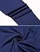 Ekouaer Womens High Waist Leggings Yoga Pants Workout Leggings With Ruffle Hem,Dark Blue,Medium