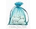 A&S Creavention® Basic Elegant Organza Drawstring Jewelry Pouches Bag Party Wedding Gift Bags 5x7 Inches, 100pcs (5x7