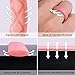 Egnaro Women's Rings Enhancers, 6mm Wide, 2mm Thick, Silicone Wedding Rubber Band with Half Size, Inner Arc Ergonomic Breathable Design