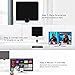 HDTV Antenna, Skywire TV Antenna HD, Indoor Digital TV Antenna 120Miles Range with The Latest Amplifier Signal Booster - 4K Local Channels Broadcast for All Types of Smart Digital Television