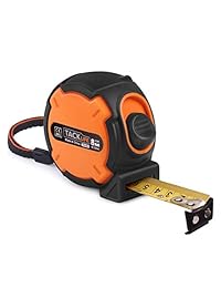 Cinta métrica, cinta métrica de 26.2 ft con gancho magnético, revestimiento de nailon, correa de muñeca para construcción, casa, carpintería