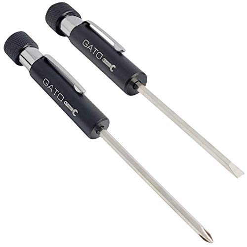 Pocket Screwdriver With Phillips and SlottedFlat Tip