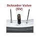 TAC 9 Tubes, 700 x 35-40 (27 x 1-3/8) Regular Schrader Valve, 32mm (ISO 622/630)