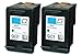 HouseOfToners Remanufactured Ink Cartridge Replacement for HP 901 CC653AN (2 Black, 2-Pack)