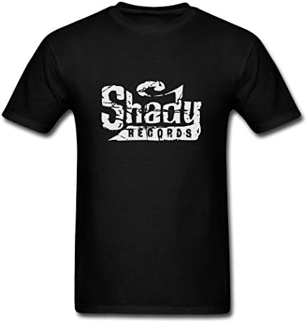 Sizi Men's Eminem Shady Records Album Logo T Shirt Black XXL