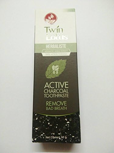 Twin Lotus Toothpaste Herbaliste Charcoal 50g x 1 pcs.