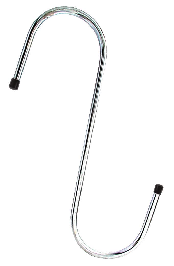 S-Hooks Galvanised Steel Diameter 6 mm 180 mm / 20 STK.