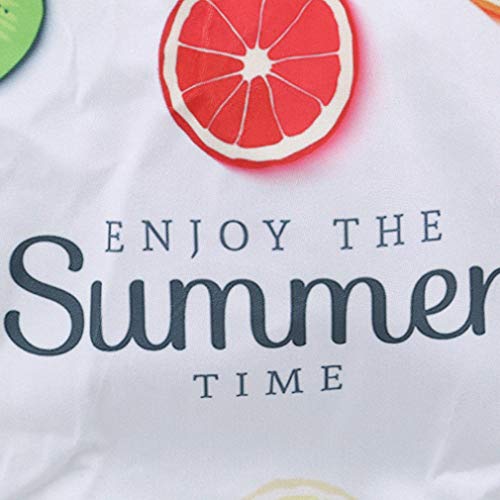 GUAngqi Round Electric Fan Dustproof Cover, Damp-Proof Cover for Pedestal Fan, Floor Fan, Table Fan, Wall Fan Decoration,Fruit Slice