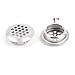 uxcell 5pcs Air Vent Stainless Steel Round Circular Soffit Vent Mesh Hole Louver for Kitchen Bathroom Cabinet Wardrobe