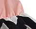 Yidarton Womens Wave Striped Summer Beach Dress Party Long Maxi Dresses Pink X-Large