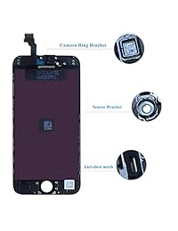 LYESS   Pantalla de repuesto para iPhone 6 (pantalla LCD de 4,7 pulgadas, compatible con iPhone 6, pantalla LCD táctil, kit de reparación con herramientas de reparación completas, incluye protector de pantalla)