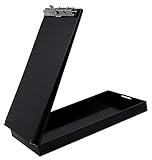 Saunders Black Recycled Aluminum Citation Holder - Eco-Friendly Office Supply, Corrosion Resistant, Lightweight Clipboard. Stationery Supplies