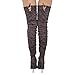 Liliana GE32 Women's Pointy Toe Drawstring Thigh High Stiletto Boots