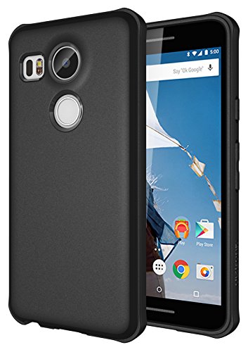 Nexus 5X Case, Diztronic Ultra TPU Case for LG Nexus 5X (2015) - Full Matte Black - (N5X-VOY-BLK)