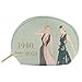 Simplicity Vintage 1940's Fashion Pleather Small Pouch Bag, 4.8'' x 3.3''