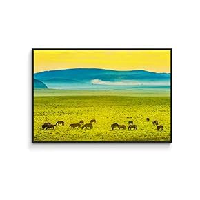Framed Canvas Wall Art for Living Room, Bedroom Plain Canvas Prints for Home Decoration Ready to Hang - 16x24 inches