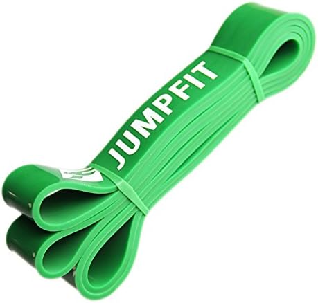 JUMPFIT Exercise Bands 7Levels,Resistance Band Great for Assisted Pull-ups, Cross training, Mobility, Muscle, Weight Lifting, Gymnastics, Stretching, Exercise, Home Gyms, &amp; More.SINGLE BAND（Green）