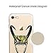 Unov Case Compatible with iPhone SE (2022) iPhone SE (2020) iPhone 8 iPhone 7 Case Clear with Design Embossed Pattern TPU Soft Shock Bumper Absorption Slim Protective 4.7 Inch (Loki Helmet)