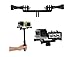 Livestream Gear® - Dual Device Parts Setup for Live Streaming, Video, or Sport Camera. Get Dual Mount, Tripod Adapter, 2X Screw Adapters; Full Setup. Compatible with GoPro and iPhones.