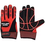Ball Hog Gloves Weighted Anti Grip Ball Handling X-Factor (Basketball Training Aid)