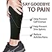 Rymora Calf Compression Sleeves for Men and Women (Calves Treatment for Shin Splints, Running, Etc) (One Pair) (Black) (Extra Large) (XL)