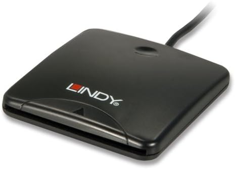 LINDY USB 2.0 Smart Card Reader, Black