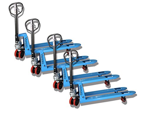 Vergo Industrial Heavy Duty 5500 lbs Capacity 27" x 48" Pallet Truck Jack (Quantity: 4)