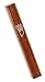 Peer Hastam Classic Wood Mezuzah Case Natural Dark Brown Wood - 5.7