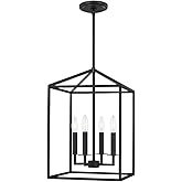 Sea Gull Lighting-Perryton-4 Light Small Hall Foyer in Transitional Style-12.25 Inch Wide by 18.5 Inch high-Midnight Bla