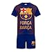 FC Barcelona Official Soccer Gift Boys Sublimation Short Pajamas Blue 6-7 Yrs