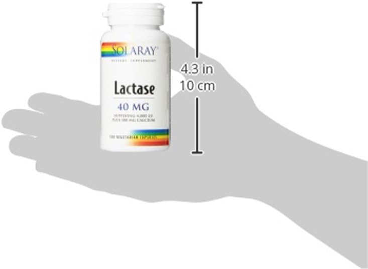Solaray Lactase Capsules, 40mg | 100 Count: Health & Personal Care