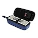 Khanka EVA Hard Case Travel Carry Bag for Bose Soundlink Mini Bluetooth Portable Wireless Speaker 1 I / 2 II and Wall Charger and Charging Cradle / Fits Bose Silicone Soft Cover. (Blue)