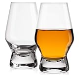 JoyJolt Halo Crystal Whiskey/Scotch Glasses set of 2. Perfect Whisky Glass for Liquor or Bourbon Tumblers. 7.8 Once Whiskey Glasses.
