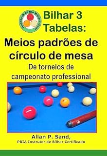 Livro Bilhar 3 Tabelas - Meios padrões de círculo de mesa: De torneios de campeonato professional