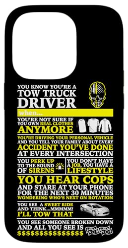 iPhone 14 Pro Proud Tow Truck Driver Case