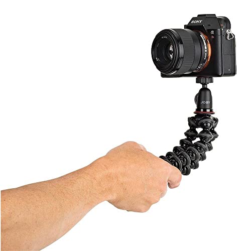 Joby GorillaPod Compact Tripod Kit with Ballhead for Mirrorless Cameras up to 2.2 lbs. Black/Charcoal.