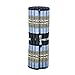 LEEWADEE Rollable Floor Mat L – Comfortable and Rollable Thai Mattress, Soft Massage Mat Filled with Eco-Friendly Kapok, Perfect to Use as a Sleeping Mat 75 x 39 inches, Blue