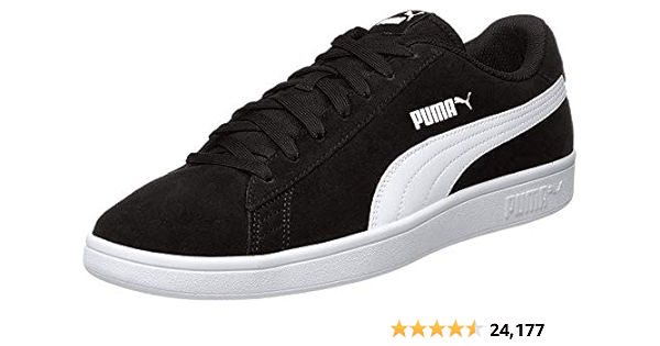 puma smash v2 white red